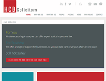 Tablet Screenshot of hcbgroup.com